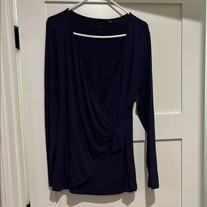 Purple Betabrand FauxWrap Top